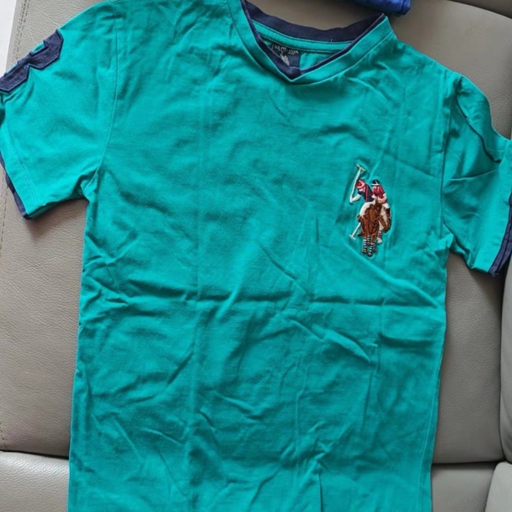 U.S. Polo Assn. Blue Short Sleeve Tee